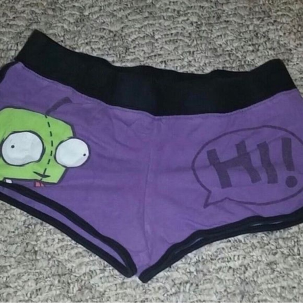 MAJOR ISO! Invader zim and so so happy shorts